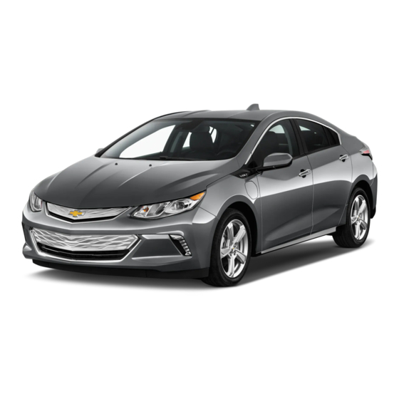 Chevrolet Volt 2016 Owner's Manual