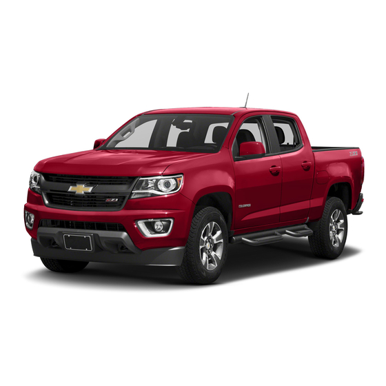 CHEVROLET 2016 COLORADO OWNER'S MANUAL Pdf Download | ManualsLib