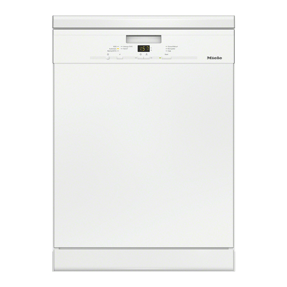 MIELE G4920 OPERATING INSTRUCTIONS MANUAL Pdf Download ManualsLib