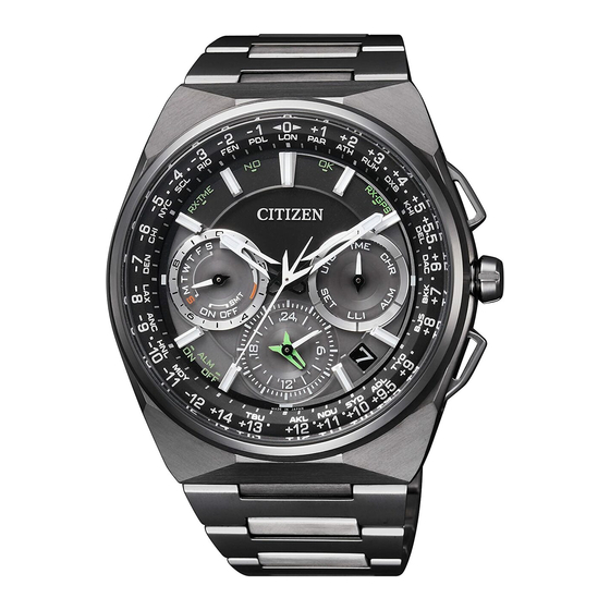 Checking The Time Zone Setting For The Home Time - Citizen Eco-Drive  Satellite Wave F900 Instruction Manual [Page 35] | ManualsLib