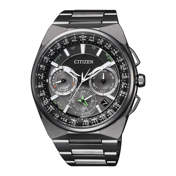 CITIZEN ECO-DRIVE SATELLITE WAVE F900 INSTRUCTION MANUAL Pdf Download |  ManualsLib