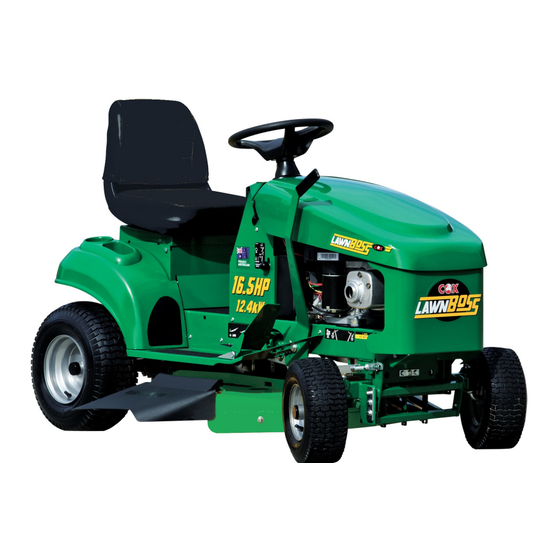 Cox lawn boss 15.5 hp outlet manual