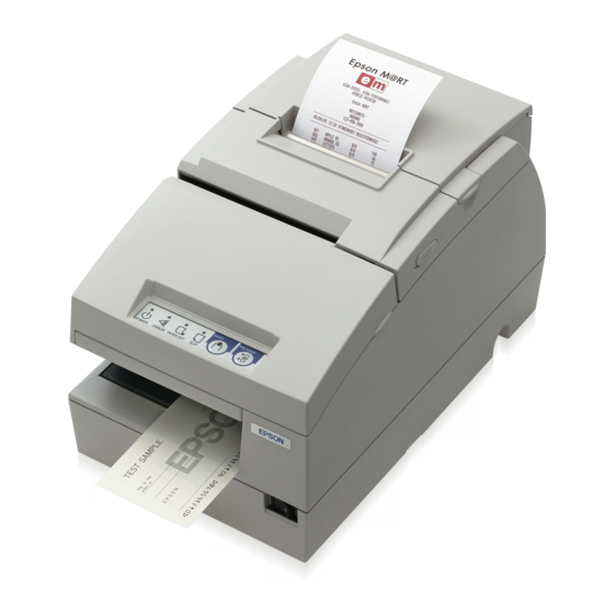 EPSON TM-H6000III USER MANUAL Pdf Download | ManualsLib