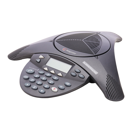 Polycom SoundStation2 User Manual And Administrator Manual