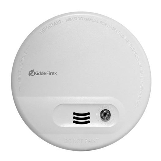 Kidde FireX Mains Powered Optical Smoke Alarm Detector Battery Backup KF20 