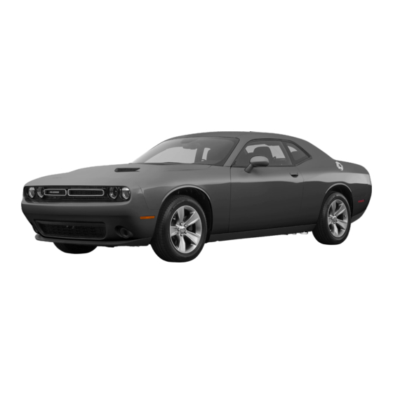 Dodge Challenger 2016 Owner's Manual