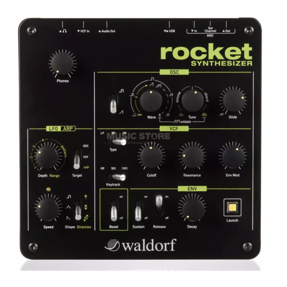 WALDORF ROCKET USER MANUAL Pdf Download ManualsLib