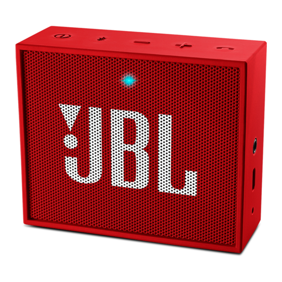 tåge mumlende camouflage JBL GO QUICK START MANUAL Pdf Download | ManualsLib