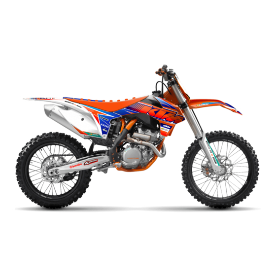 Ktm 350 Exc F Eu 2015 Setup Instructions Pdf Download Manualslib