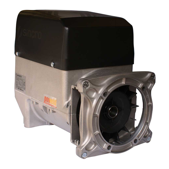 Sincro EW 170 MDC Use And Maintenance Manual