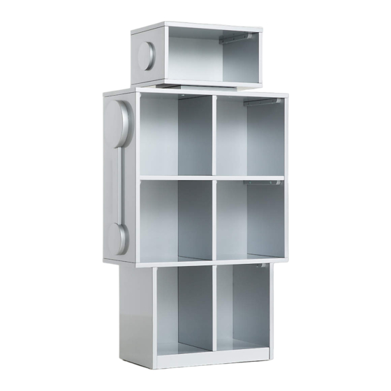 Crate&Barrel Roboshelf Bookcase Assembly Instructions Manual