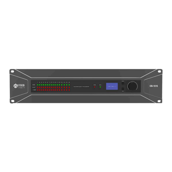 FHB Audio DB-0808 User Manual