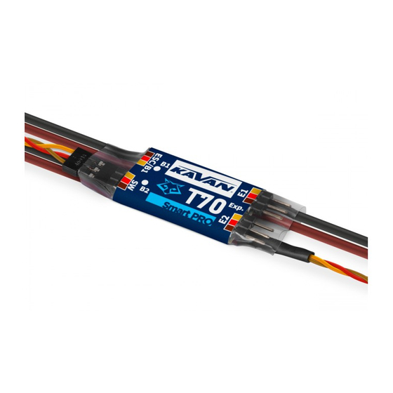Kavan Smart PRO T70 Instruction Manual