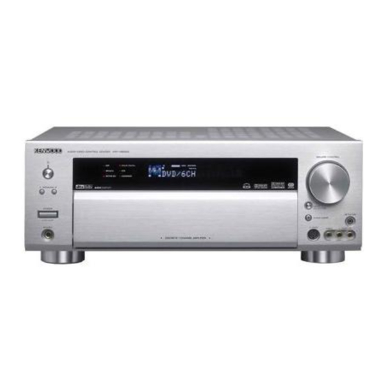 Kenwood KRF-V8090D Instruction Manual