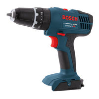 Bosch HDB180 Operating/Safety Instructions Manual