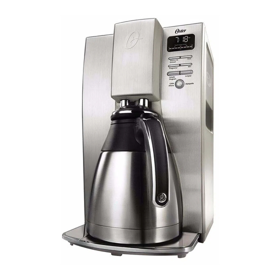 Oster Coffee Maker Manual