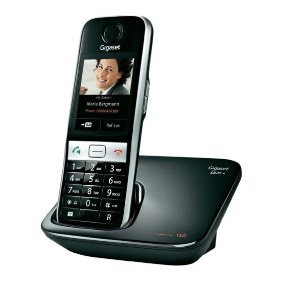 Gigaset S820 User Manual