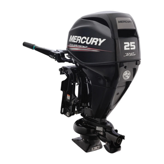 MERCURY 25 JET 4-STROKE MANUAL Pdf Download | ManualsLib