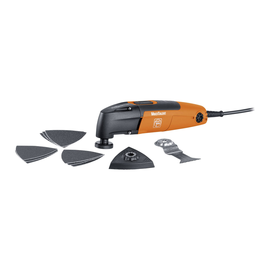 FEIN MULTIMASTER FMM 250 INSTRUCTION MANUAL Pdf Download ManualsLib