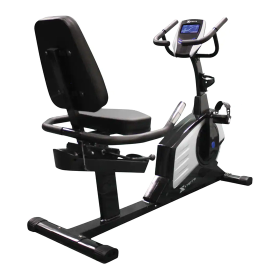 Xterra xt201r recumbent bike manual new arrivals