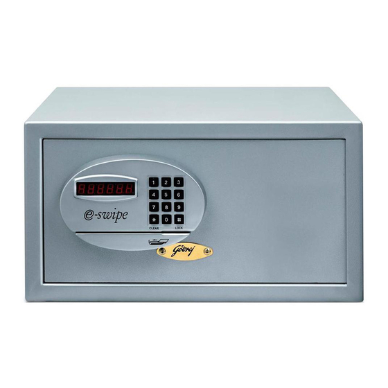 GODREJ ESWIPE USER INSTRUCTIONS Pdf Download ManualsLib