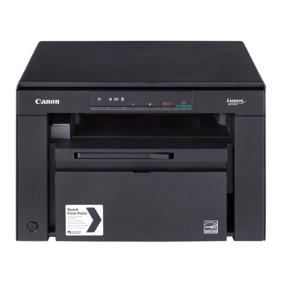 Canon i-SENSYS MF3010 Mono Laser Printer Manuals