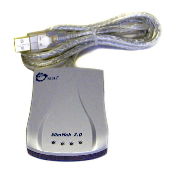 SIIG SlimHub 4000P Quick Installation Manual