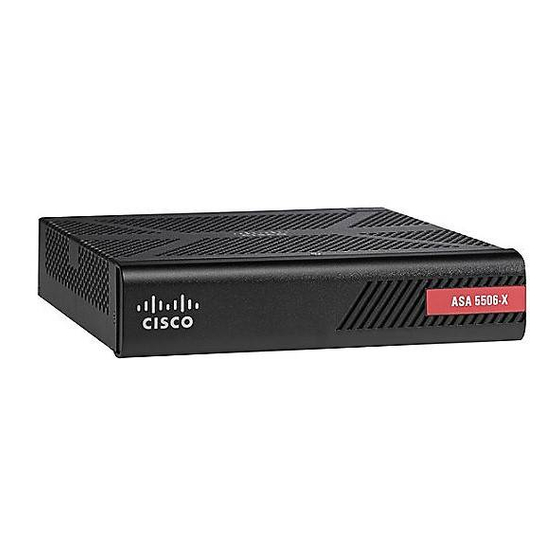 Cisco ASA 5506-X Quick Start Manual