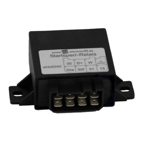 ehb electronics ehb5040 Series Operating Instructions Manual