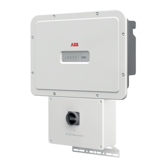 ABB UNO-DM-6.0-TL-PLUS-US-Q Quick Installation Manual