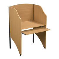 Balt Single Floor Carrel 89830 Assembly Instructions Manual