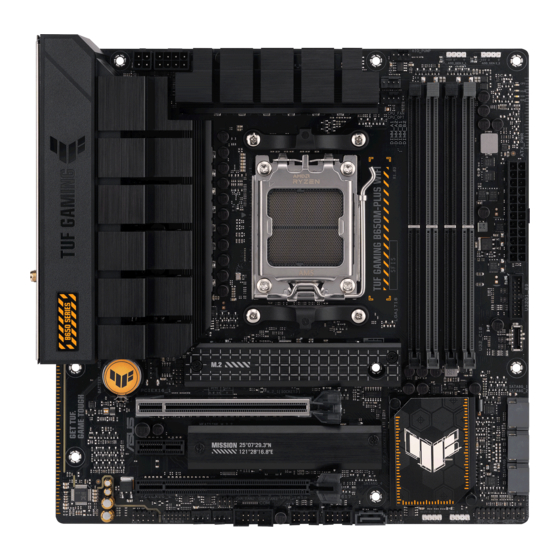 Asus TUF GAMING B650M-PLUS WIFI Quick Start Manual