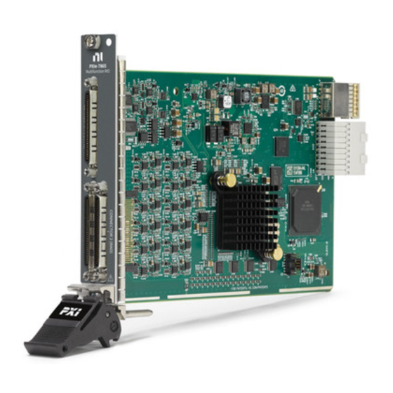 NI PXIe-7865 User Manual