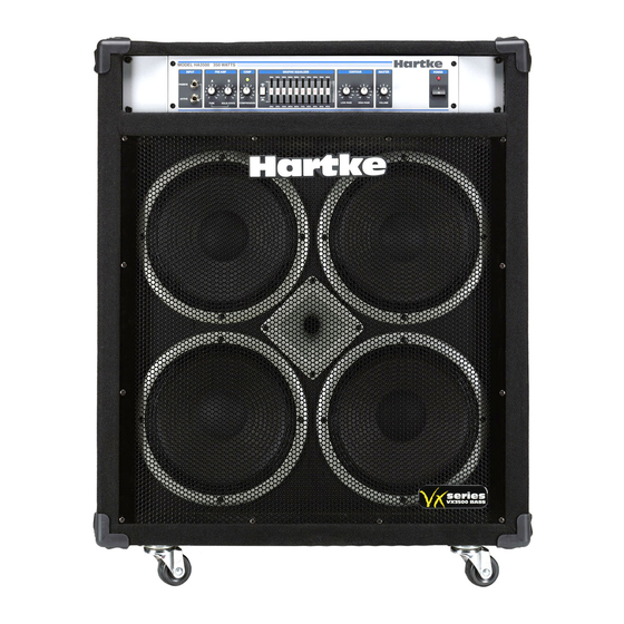 Hartke VX3500 Manuals