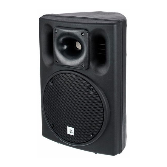 thomann the box pro PA 106 User Manual