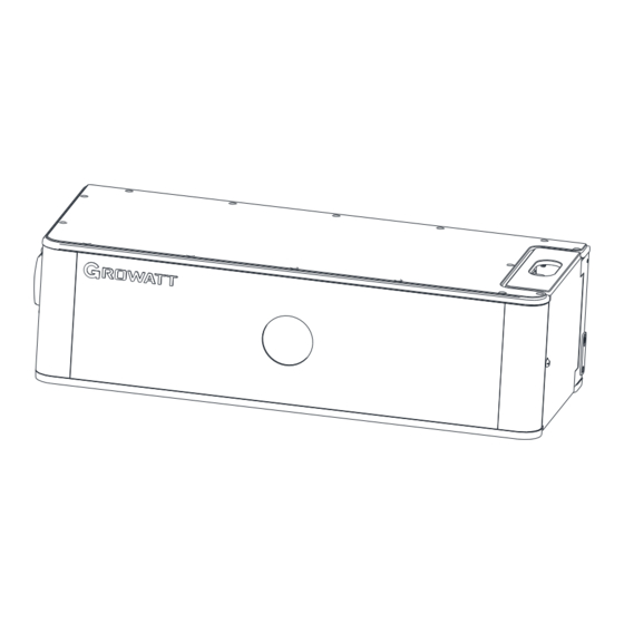 Growatt ARK 2.5H-A2 Quick Installation Manual