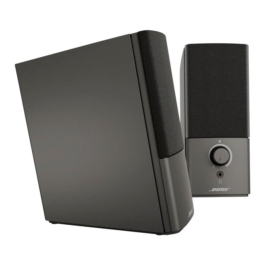 Bose Companion 2 III Series Manual