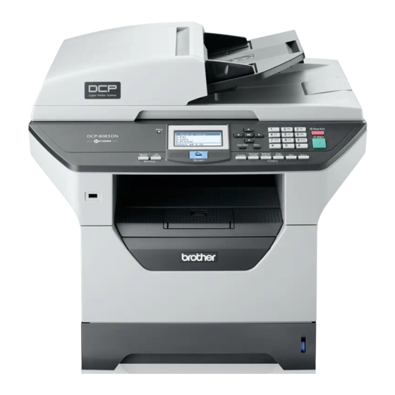 Brother 8085DN - DCP B/W Laser User Manual