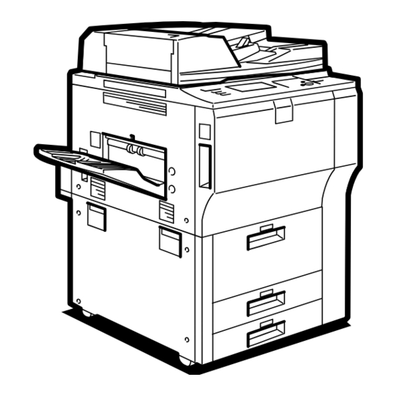 Ricoh Aficio 3260C Operating Instructions Manual