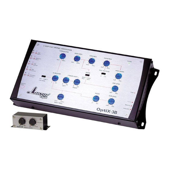 Lanzar  OPTI Drive OPTIX3B User Manual
