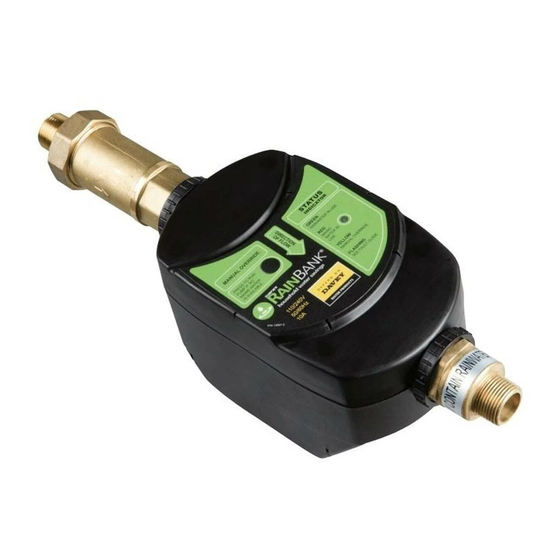 Davey RainBank KRB1 Installation Instructions Manual