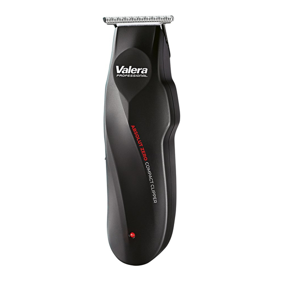 VALERA Absolut Zero Compact Hair Clipper Manuals