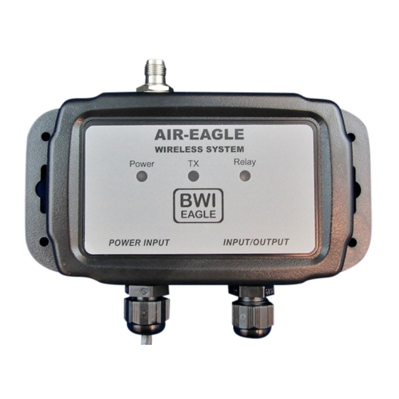 BWI Eagle AIR-EAGLE SR PLUS Manual