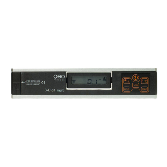 geo-FENNEL S-Digit multi User Manual