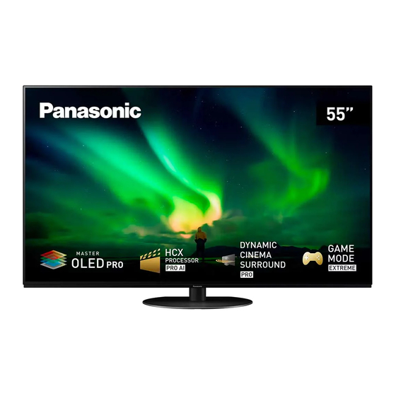 Panasonic TH-65LZ1500Z Operating Instructions Manual