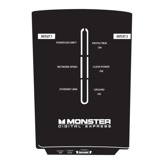 Monster PowerNet 200 Instructions And Warranty Information