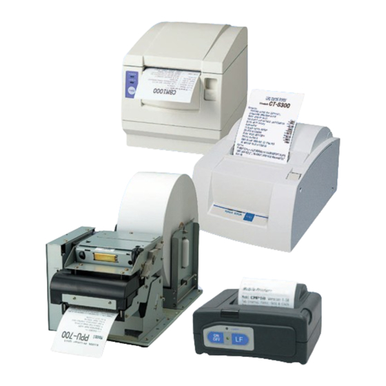 Citizen Mini Printer Product Manual