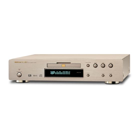 Marantz DV6200 User Manual