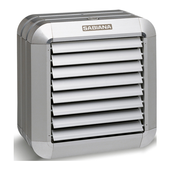 Sabiana Atlas Installation And Maintenance Manual