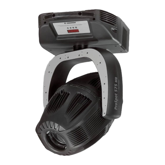 Coemar PROSPOT 575MB Instruction Manual